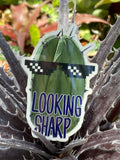 Looking Sharp Prickly Cactus Vinyl Sticker